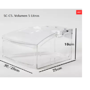 Caja alimentos 5 litros circular